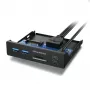 Graugear USB-HUB+Αναγνώστης καρτών Multi Front Panel, Type-C USB retail (G-MP01CR)