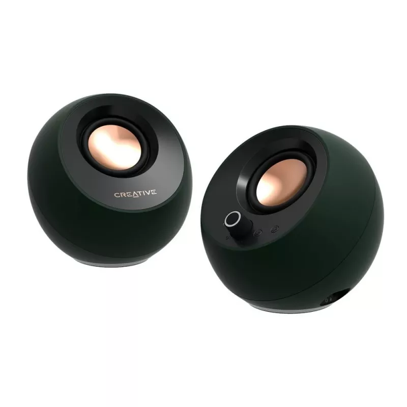 Creative Labs Creative Pebble Pro - Ηχεία - για PC - 2.0 κανάλια - ασύρματα - Bluetooth - USB - 30 Watt (συνολικά) (51MF1710AA000)