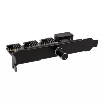 Lamptron CFM36 ελεγκτής ανεμιστήρων και RGB LED για υποδοχή PCI, μαύρο