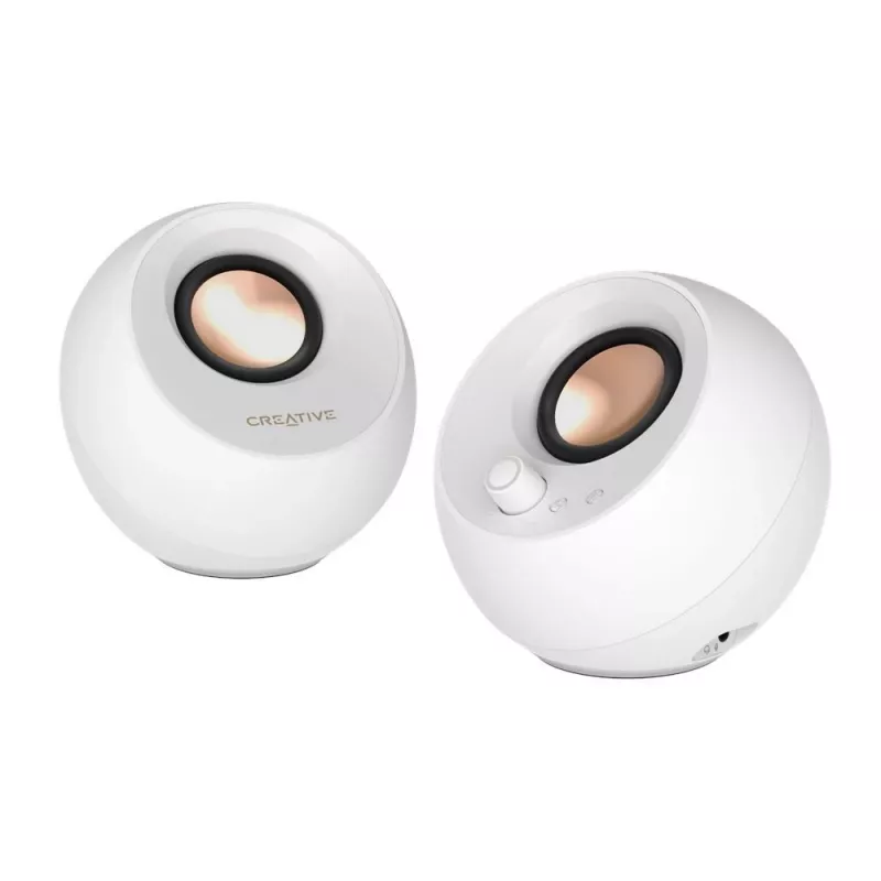 Creative Labs Pebble Pro λευκό Klinke USB-A/C Bluetooth ψηφιακός ενισχυτής - Ηχεία - Bluetooth 5 (51MF1710AA003)