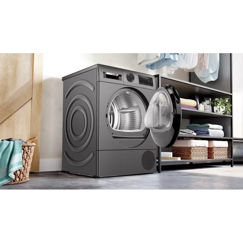 Bosch WQG245DXSN στεγνωτήριο με αντλία θερμότητας 9 kg