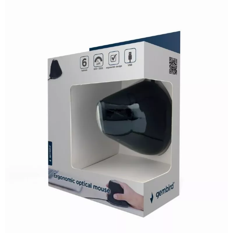 Ποντίκι Gembird MUS-ERGO-03 USB Type-A Οπτικό Δεξιόχειρας