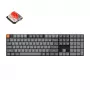 Keychron K5 Max πληκτρολόγιο Universal USB RF Wireless Bluetooth μαύρο γκρι μηχανικό RGB