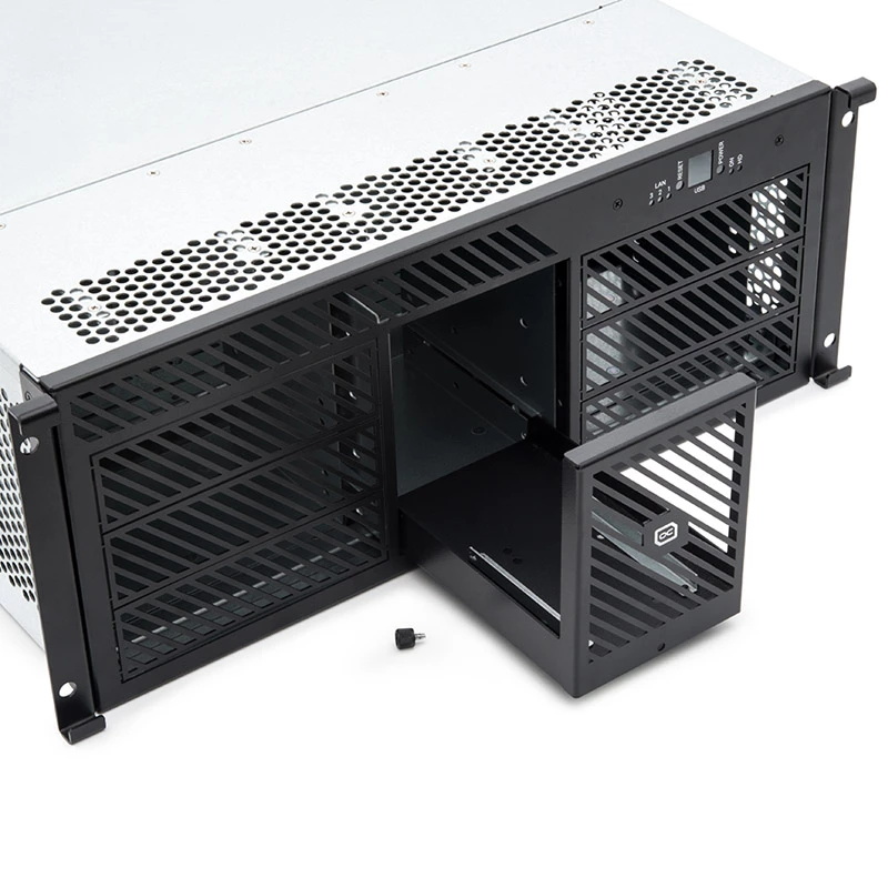Προστασία Υπέρτασης Qoltec 50167 Γκρι 8 Πρίζες AC 230V 1,8m