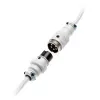 Σπιράλ καλώδιο USB Ducky White Edition DACOC2-WHT1, αποσπώμενο, λευκό σπιράλ σχέδιο