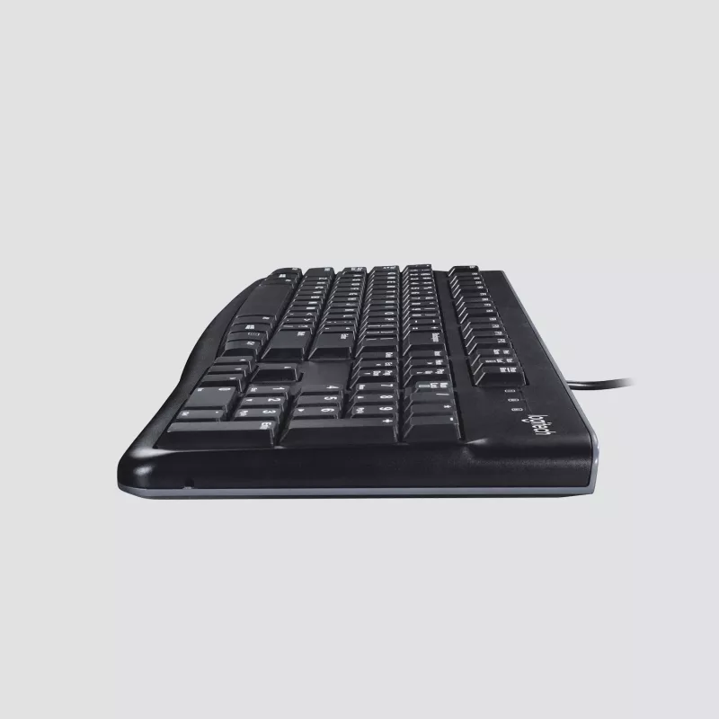 Logitech Desktop MK120 Combo, μαύρο, ενσύρματο, ελβετικό layout, 920-002504