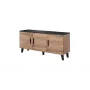 Cama sideboard LOTTA 150 3D δρυς Wotan + ματ μαύρο