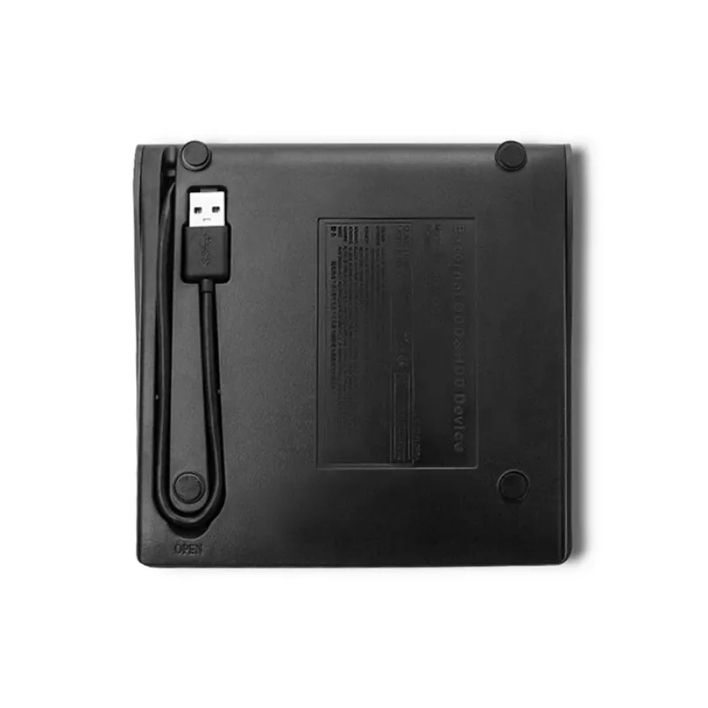 Εξωτερική θήκη οπτικού δίσκου USB 2.0 SATA Qoltec 51863 Μαύρο