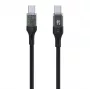 Fixed | καλώδιο USB-C/USB-C με οθόνη, υποστήριξη PD, 2m, USB 2.0, 100W | FIXDD-CC2-BK