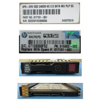 HPE 817101-001 Μονάδα αποθήκευσης