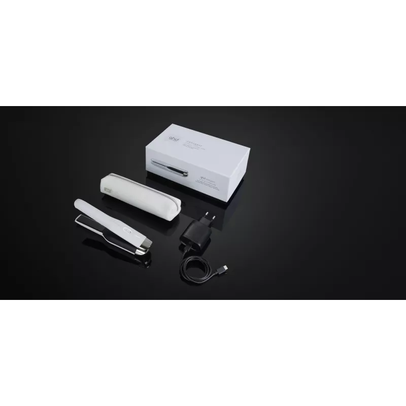 Σίδερο Μαλλιών GHD Unplugged Warm White Ιόντων Λιθίου 300g