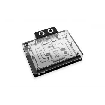 Backplate Alphacool 10265 Ακρυλικό Αλουμίνιο Χρώμιο Χαλκός Νάιλον Μαύρο 161mm