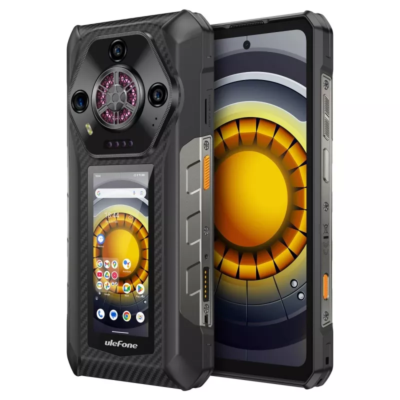 Ulefone Armor 30 Pro 5G UF-A30P smartphone, 6,95 ίντσες, 16 GB RAM, 512 GB, IP69K, Android 14, 12800 mAh, μαύρο