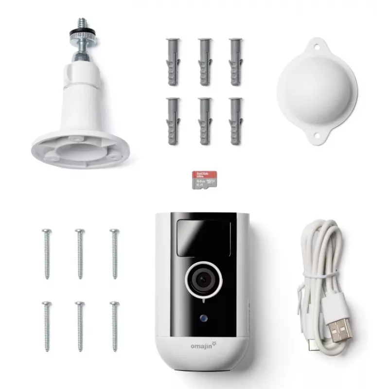 Κάμερα ασφαλείας IP omajin by Netatmo OWC-01-EU Wi-Fi 4