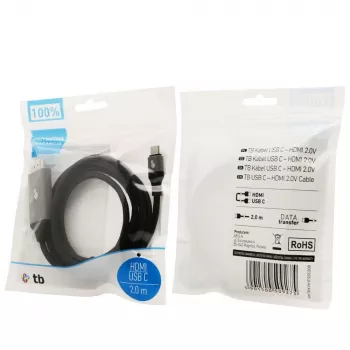 Καλώδιο TB HDMI 2.0V - USB 3.1 Type C (AKTBXVH1P20C20B)
