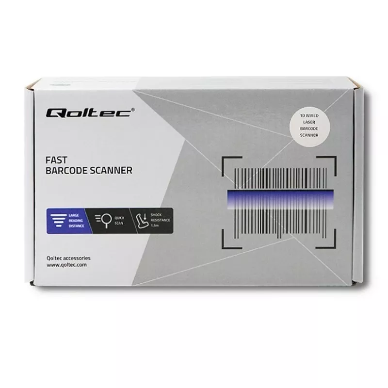 Σαρωτής barcode χειρός Qoltec 50860
