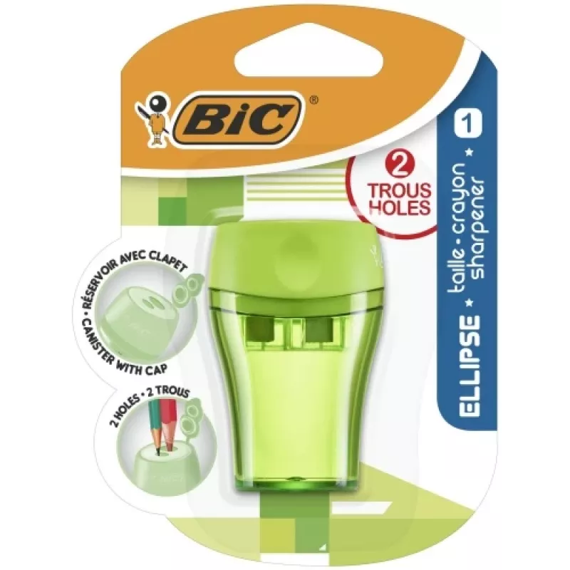 Bic ξύστρα Ellipse Maxi 2 τρύπες, 1 τεμ.