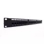 Digitus Professional DN-91624U patch panel 19 ιντσών, 24x RJ45, Cat 6, χωρίς θωράκιση, LSA, 1U, μαύρο