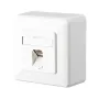 METZ CONNECT BTR E-DAT C6 8(8) AP - πρίζα τοίχου - RJ-45 - λευκό καθαρό, RAL 9010 (1307370002-I)