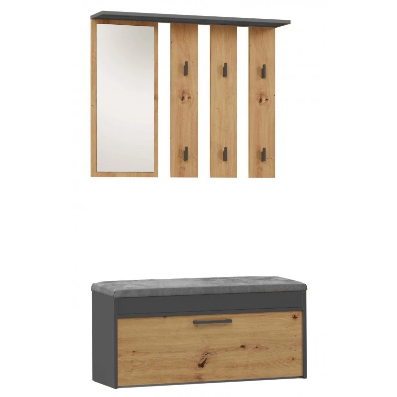 Topeshop GAR PARMA ANT/ART ντουλάπα εισόδου