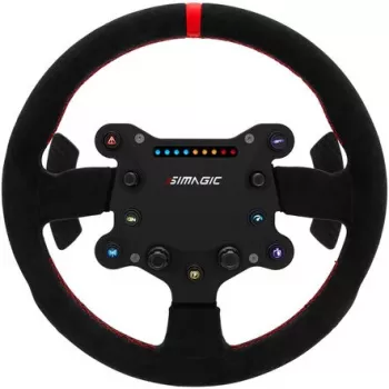 Simagic GTS Alcantara S202 — τιμόνι sim racing με επένδυση Alcantara, μοντέλο S202