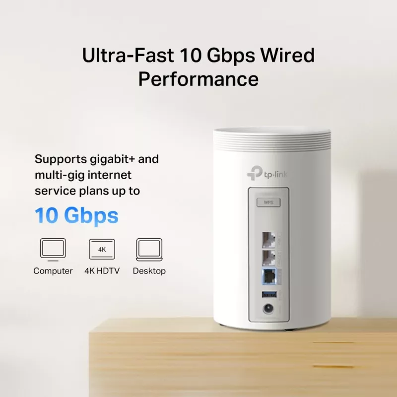 TP-LINK Deco BE68 (συσκευασία 3 τεμ.) Wi-Fi 7 Mesh-System
