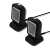 Σταθερός σαρωτής barcode 1D/2D QOLTEC 50864, αισθητήρας LED, USB (ενσύρματο), μαύρο, 145×85×80 mm