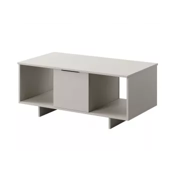 Τραπέζι σαλονιού cama meble ALMA 100×55×55 cm, ορθογώνια μπεζ επιφάνεια, φινίρισμα κασμίρ