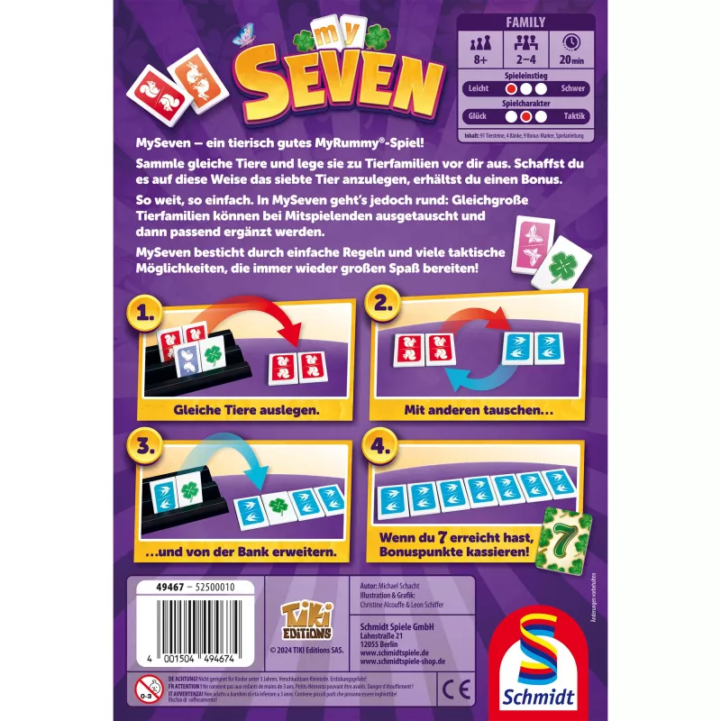 MySeven, επιτραπέζιο παιχνίδι