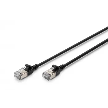 Καλώδιο δικτύου Digitus CAT 6A Κατηγορίας Ea F/FTP 5m Μαύρο