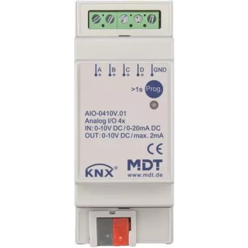 MDT AIO-0410V.01 Ενεργοποιητής διακόπτη 4-πλός, 2TE, REG, 0-10V (AIO-0410V.01)