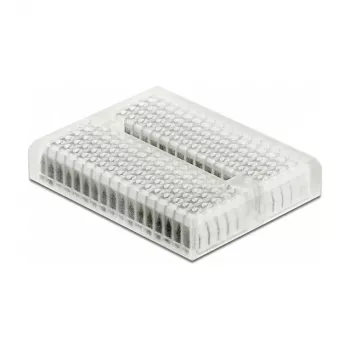 Breadboard DELOCK 18323 — διαφανές πλαστικό, 36×46×10 mm