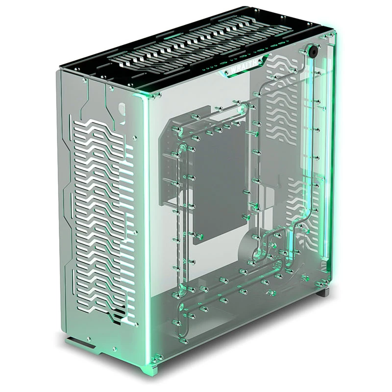 Singularity Computers Wraith Θήκη PC ITX/DTX, Ασημί