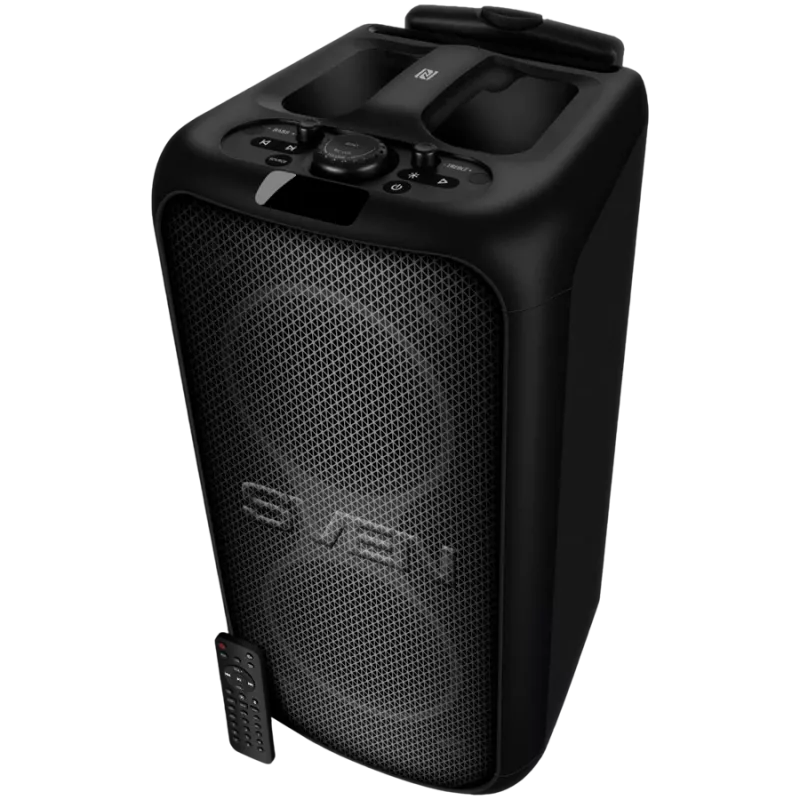Sven PS-1000 Φορητό ηχείο πάρτι 160 W, Bluetooth, FM, Karaoke, Μαύρο