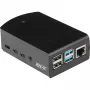 JOY-IT RPI CASE ALU06 - θήκη για Raspberry Pi 4, αλουμίνιο, μαύρο (RB-ALUCASEP4+06)