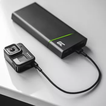 Καλώδιο USB Green Cell KABGC19 USB 2.0 2m USB A USB C Μαύρο