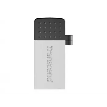 Transcend JetFlash Mobile 380 - Μονάδα USB flash - 16 GB - USB 2.0 - Ασημί (TS16GJF380S)