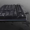 Logitech Desktop MK120 Combo, μαύρο, ενσύρματο, ελβετικό layout, 920-002504