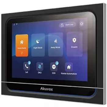 Κεντρική μονάδα ελέγχου Smart Home Akuvox X933H Μαύρο Οθόνη αφής 7 ιντσών