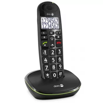 Ασύρματο τηλέφωνο DECT Doro PhoneEasy 110 Αναγνώριση κλήσης Μαύρο