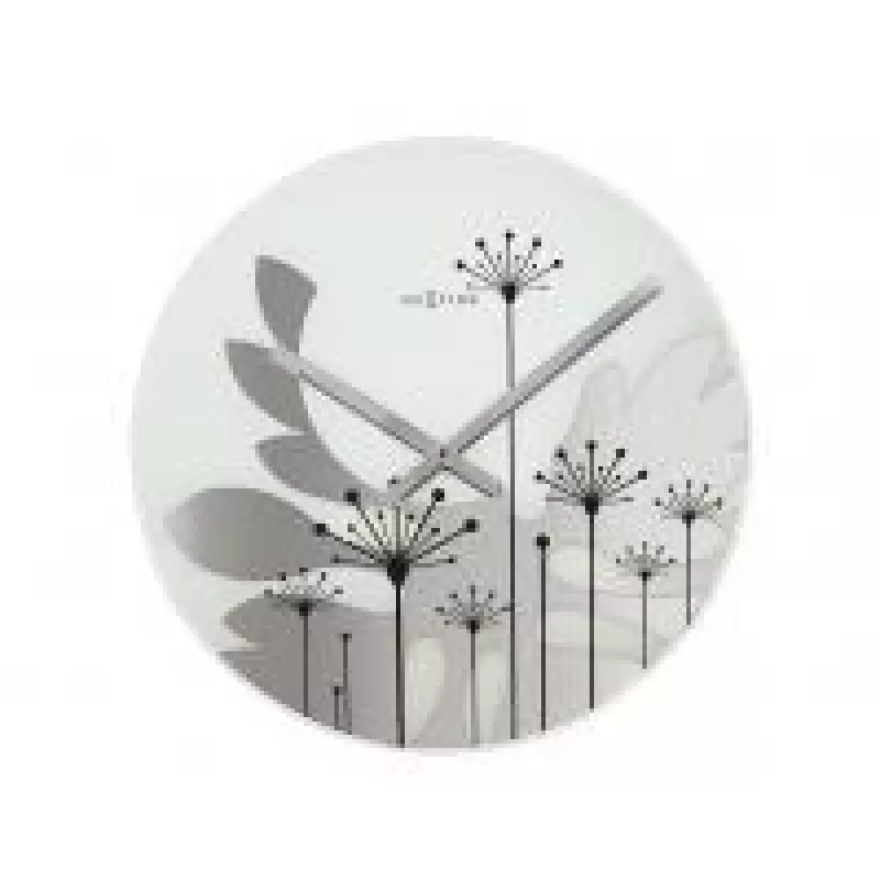 NeXtime ρολόι 8088 Grass, Ø43 cm, επιτοίχιο, γκρι