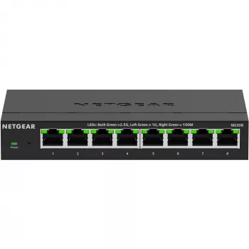 NETGEAR MS308 unmanaged 2.5G Ethernet (100/1000/2500) μαύρο