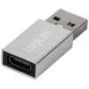 LogiLink AU0056 USB 3.2 Gen 1 Προσαρμογέας USB Type-C υποδοχή θηλυκή Ασημί