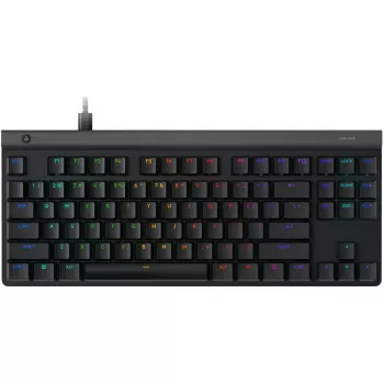 Logitech G G515 TKL 920-013036 ενσύρματο πληκτρολόγιο gaming, απτικό, με οπίσθιο φωτισμό, USB, τσεχική/σλοβακική διάταξη, μαύρο