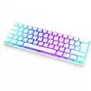 Thock Compact Wireless Pudding Onyx White, gaming πληκτρολόγιο λευκό, DE-Layout, Kailh Box Red