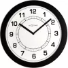 NeXtime Ρολόι 3045zw Super Slim, Ø28 cm, Επιτοίχιο, Μαύρο