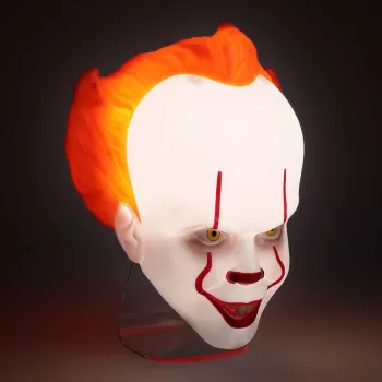 Επιτραπέζιο φωτιστικό Paladone λάμπα μάσκας PP11207ITV2 Pennywise LED, θεματική λάμπα σε σχήμα μάσκας