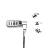 DICOTA D31713 Κλειδαριά καλωδίου Μαύρο 2 m