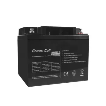 Green Cell AGM22 μπαταρία UPS, AGM σφραγισμένη μολύβδου-οξέος (VRLA), 12 V 40 Ah, 170 x 165 mm, 12,1 kg, μαύρη