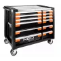 Ερμάριο εργαστηρίου NEO tools PRO 12 συρτάρια 84-225, ανθεκτική αποθήκευση από ατσάλι για εργαλεία